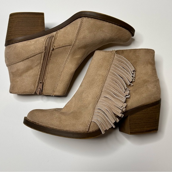Mossimo Fringe Ankle Boots - Picture 2 of 9